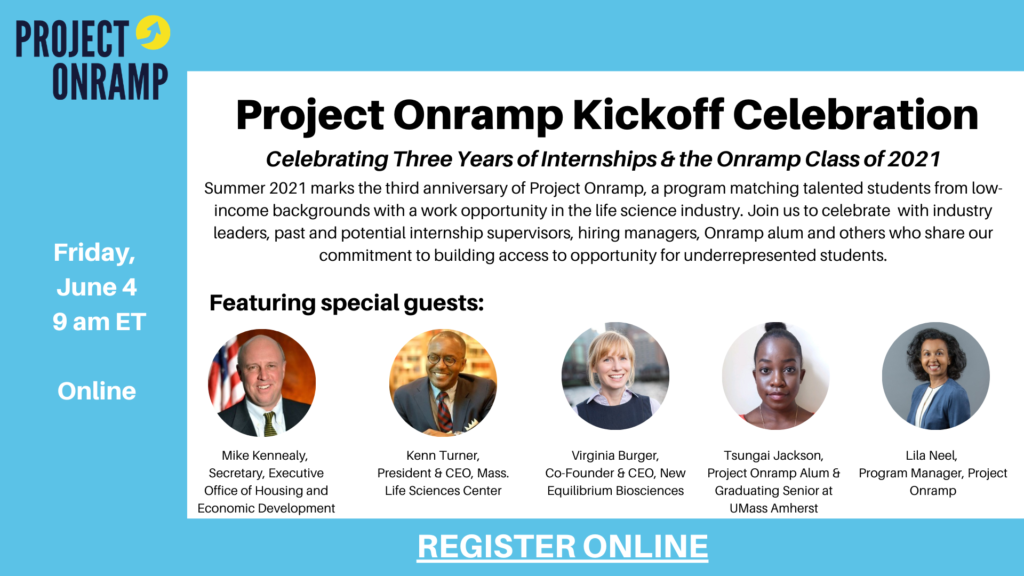 Project Onramp Kickoff Celebration Life Science Cares