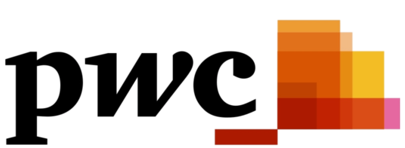 PWC logo white background