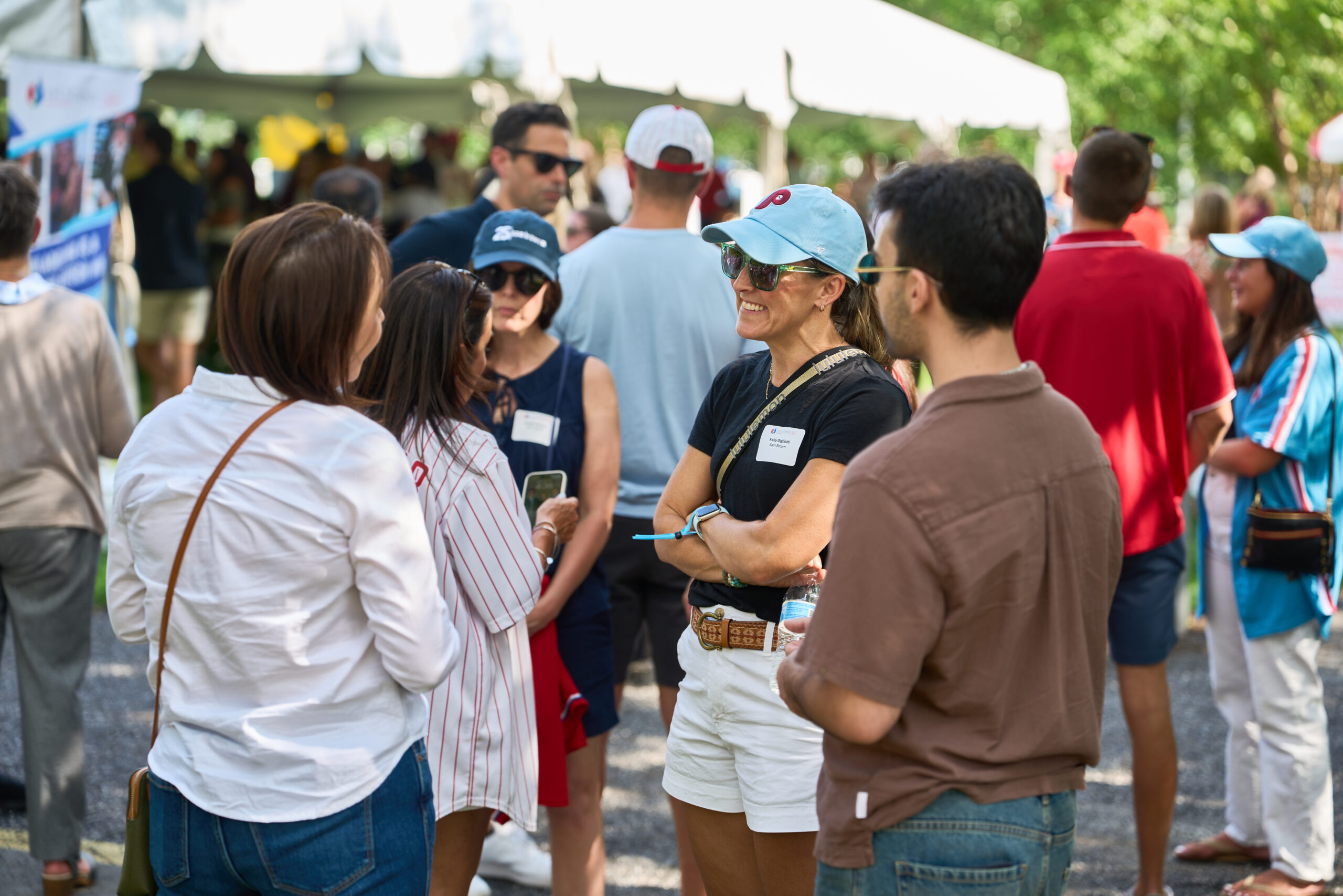First pitch moment at Bases & Breakthroughs 2025