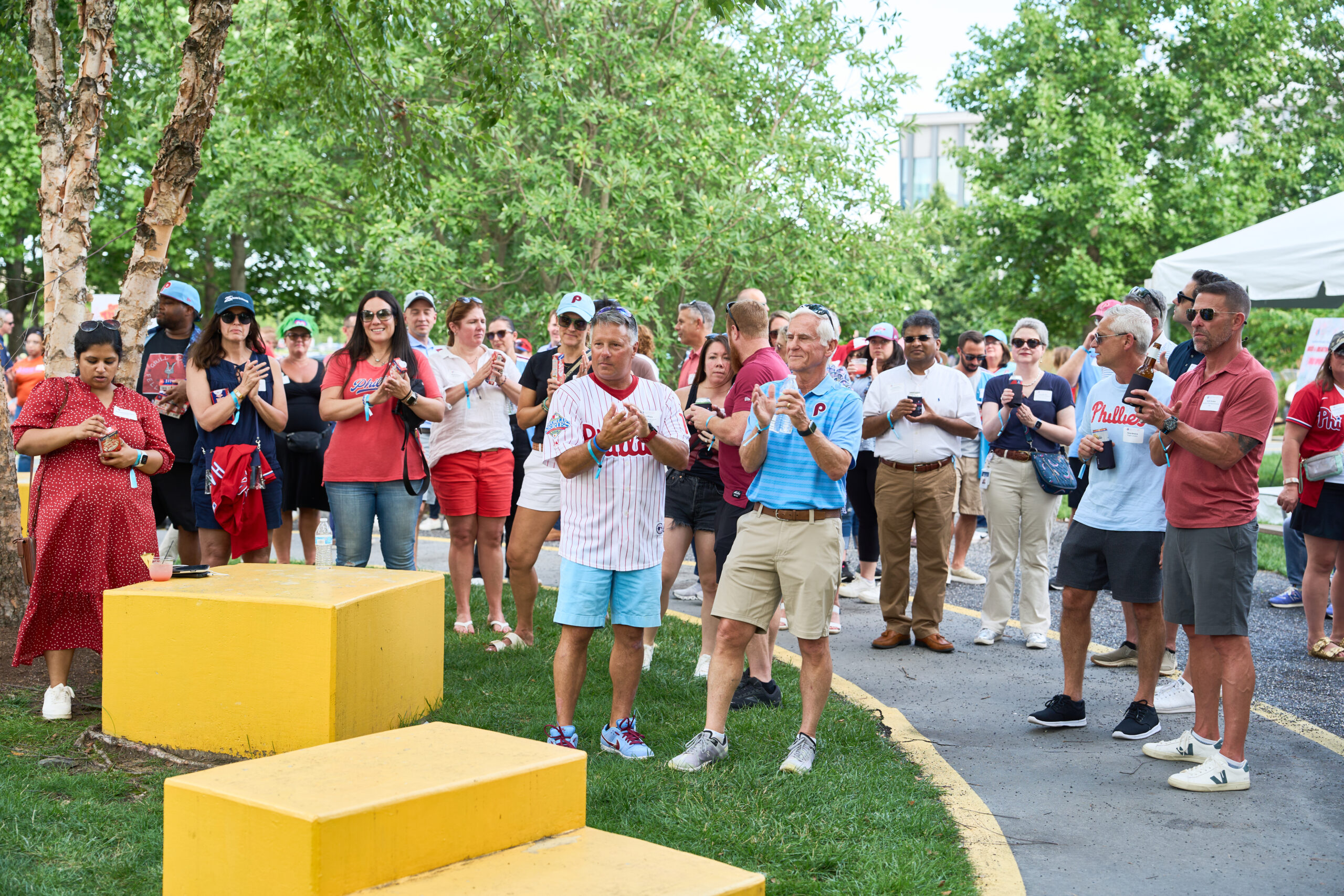 Bases & Breakthroughs 2025 pregame crowd