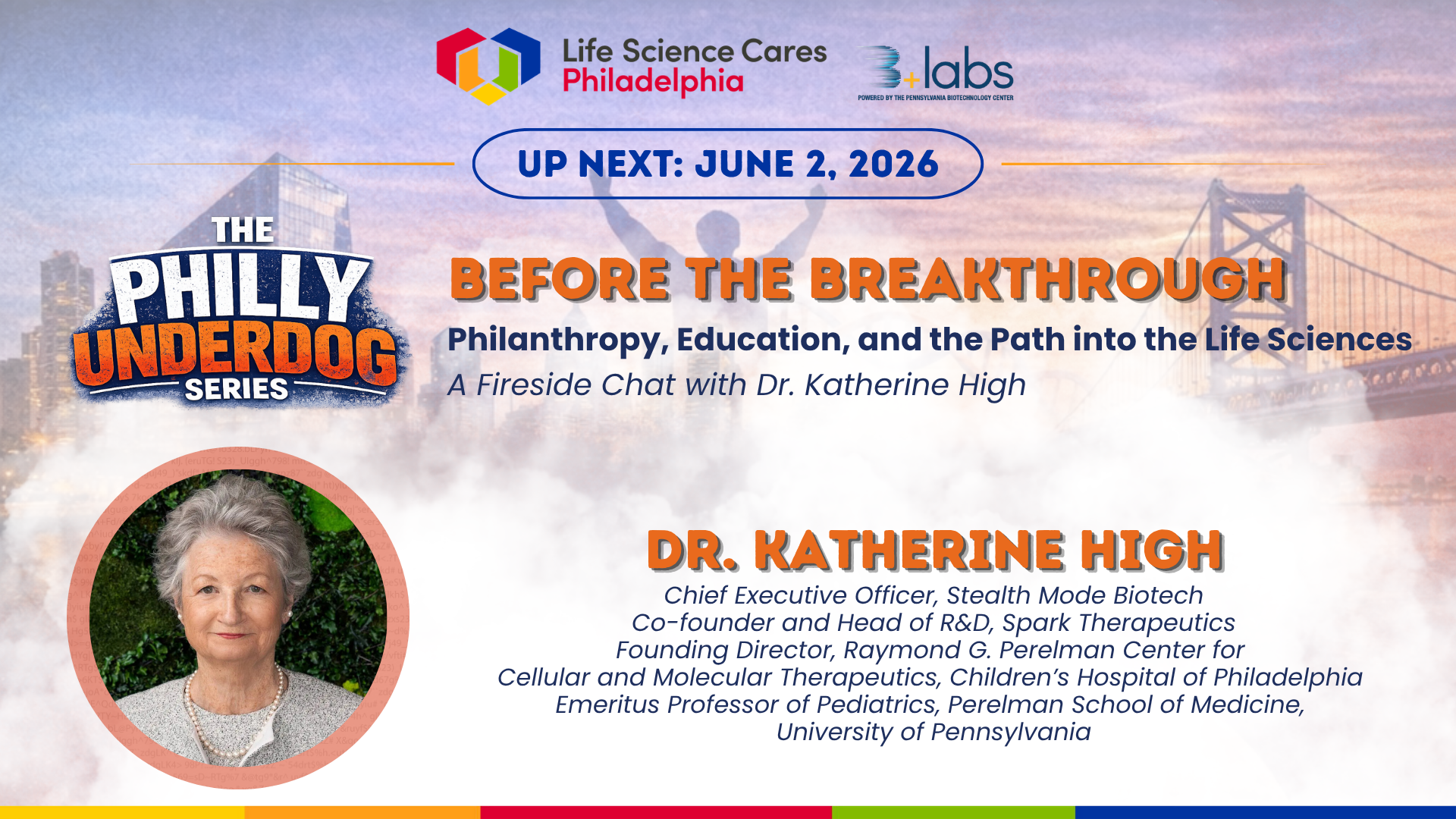 Session 3: Before the Breakthrough featuring Dr. Katherine High
