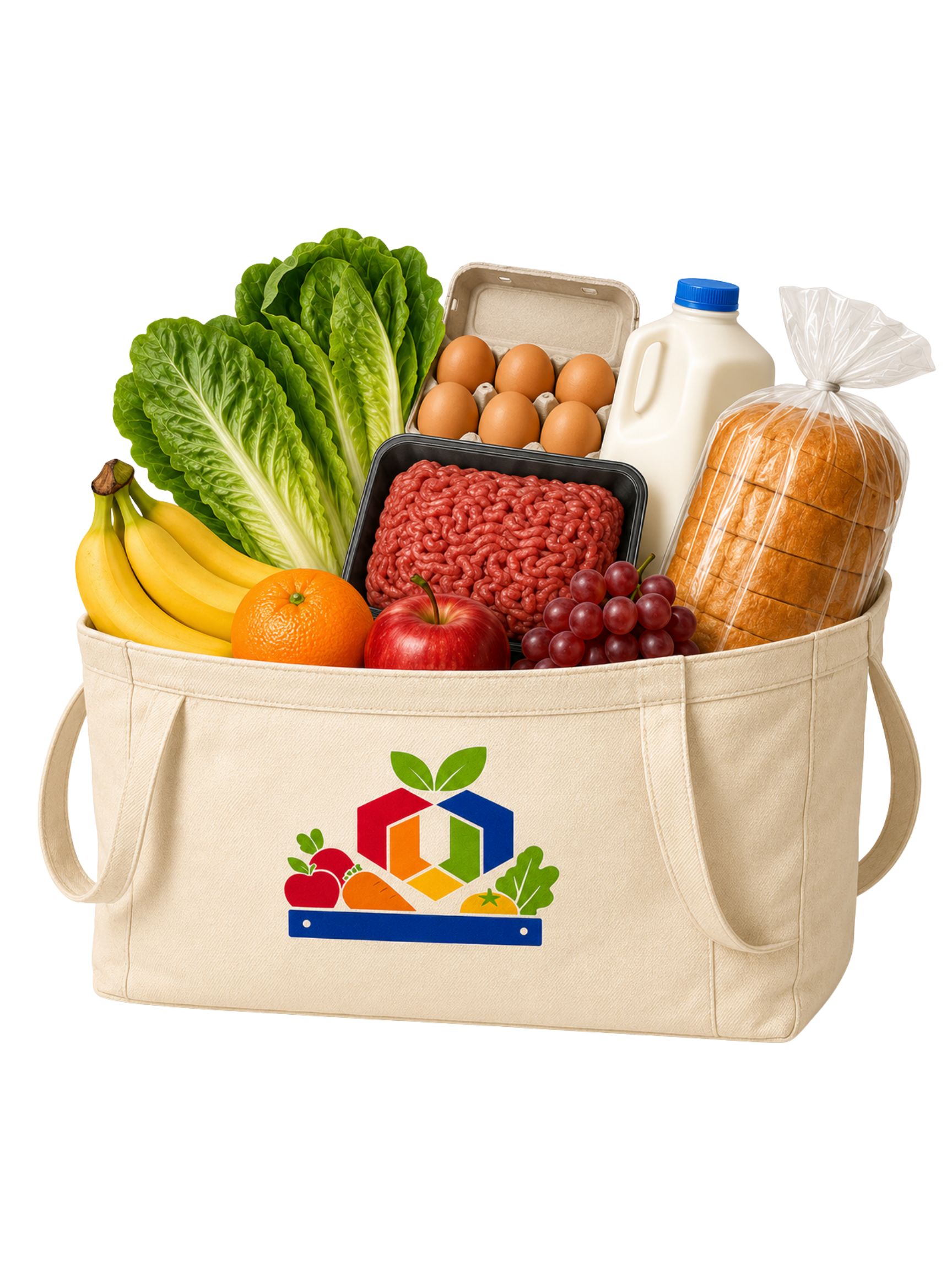 Food is Health grocery bag