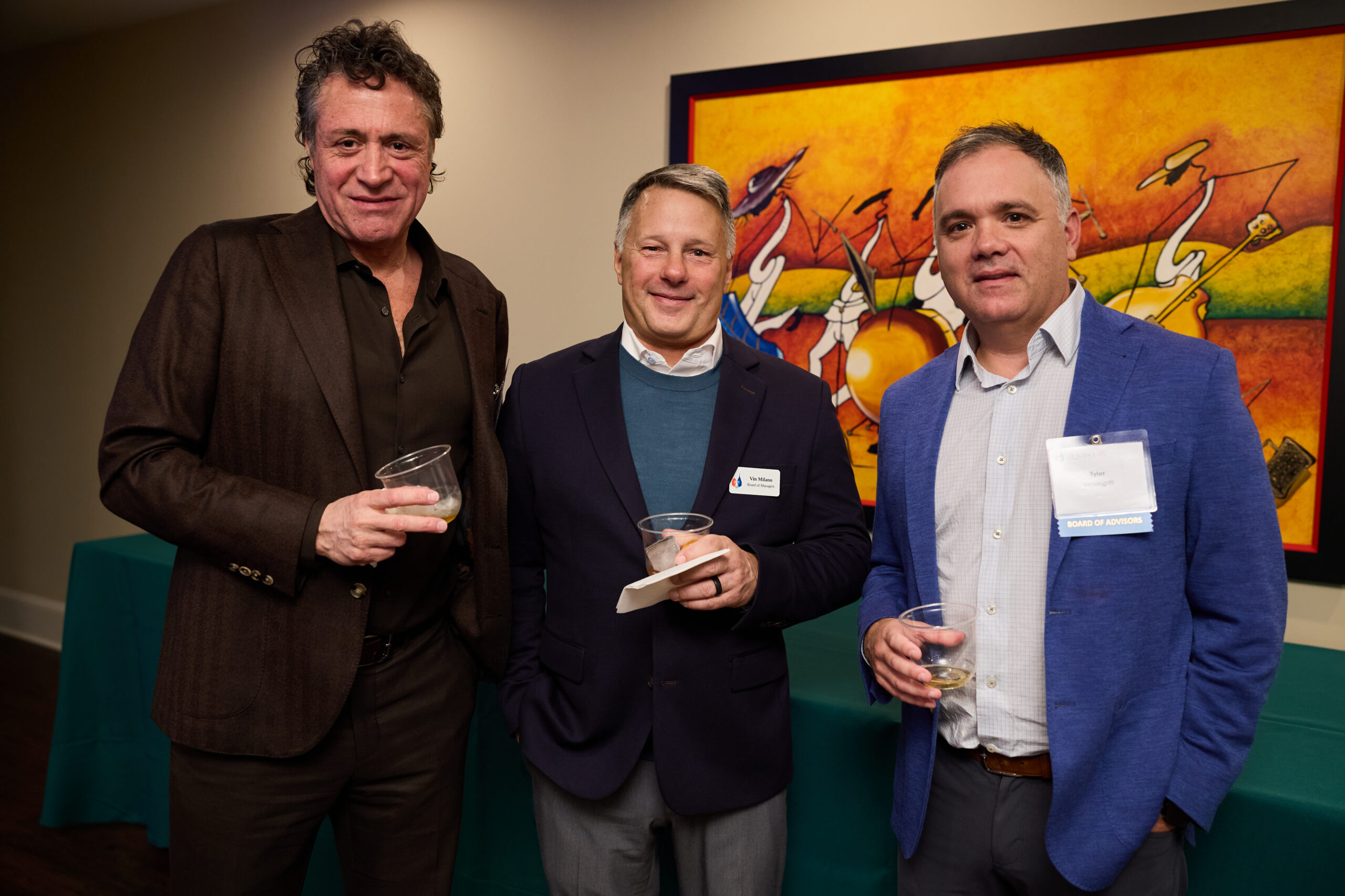 Leaders gathered at the Board Reception