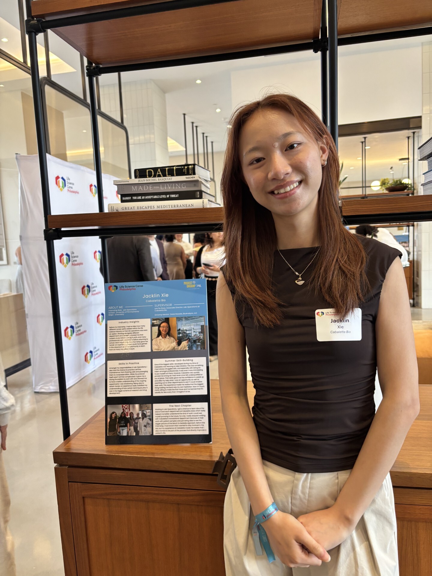 Project Onramp intern speaking during the Showcase
